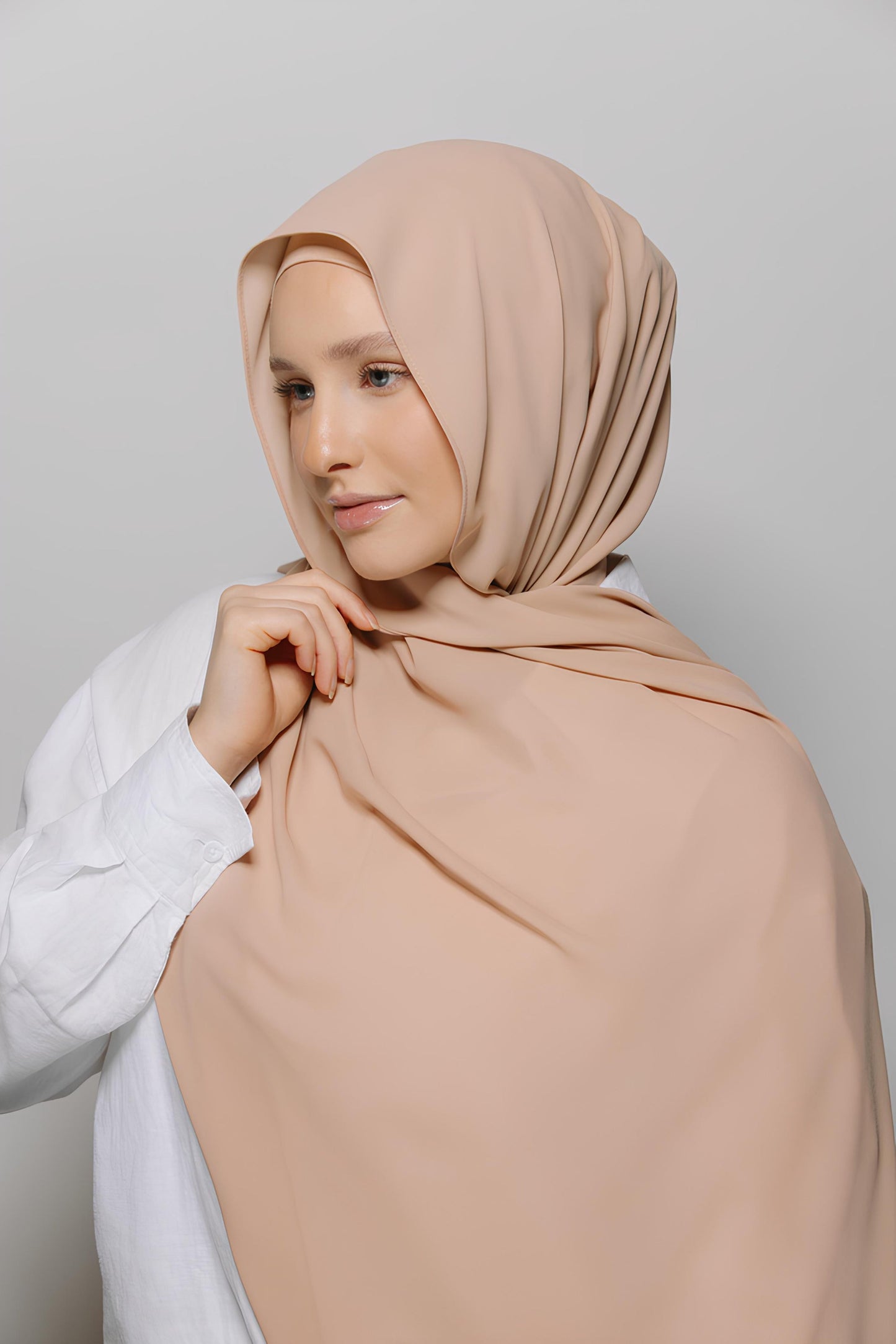 ✨ BonellaCo® Mıknatıslı Boneli Şifon Şal